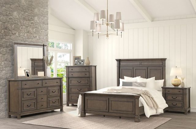 Furniture of America® Huddersfield Dark Walnut Chest-1