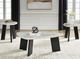 Signature Design by Ashley® Lilyberg 3-Piece Gray Occasional Table Set with Black Base-5