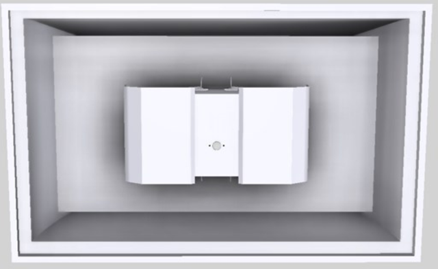 Vent-A-Hood® Designer Series 48" White Island Range Hood-1