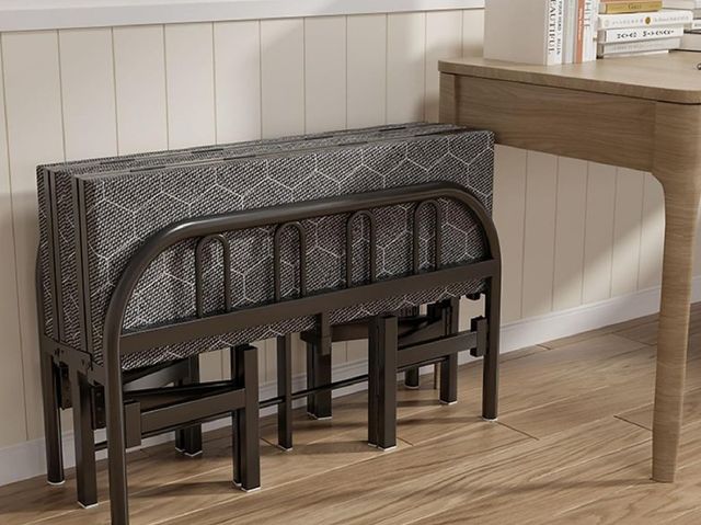 IFDC Black Youth Single Folding Bed-2