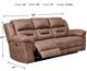 Signature Design by Ashley® Stoneland Fossil Power Reclining Sofa-3