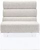 Coaster® Serreta Boucle Ivory Upholstered Armless Accent Chair-1