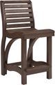 C R Plastics St. Tropez Chocolate Counter Stool-0