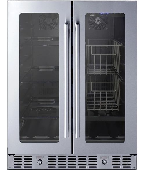Summit® 24" 4.6 Cu. Ft. Stainless Steel Beverage Center-0
