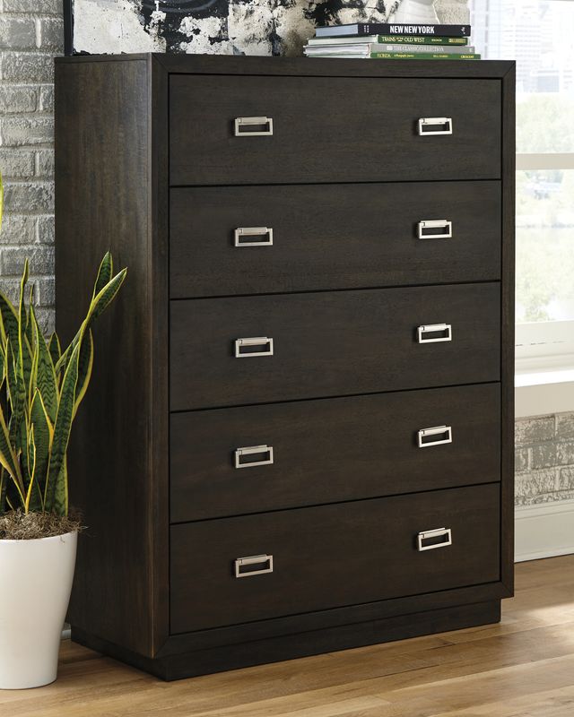 Signature Design by Ashley® Hyndell Dark Brown Chest-1