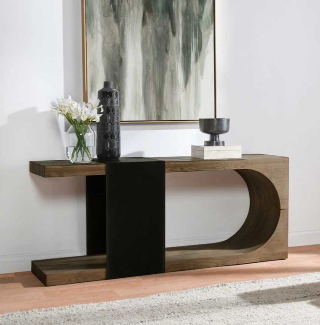 Classic Home Danica Cafe Brown Console Table-1