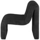 Coaster® Drayton Black Upholstered Curved Accent Chair-2