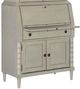 Legacy Classic Vintage Market Barnwood Oak/Northern Moss Secretary Cabinet Base-3