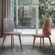 Armen Living Archie 2-Piece Gray Dining Chairs-3