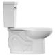 American Standard H2Optimum® White Two-Piece Standard 1.1 gpf/4.2 Lpf Height Elongated Toilet Less Seat-5