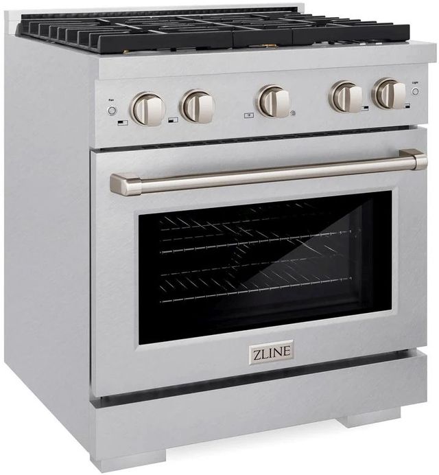 ZLINE Paramount 30" Satin Stainless Steel Pro Style Dual Fuel Range-2