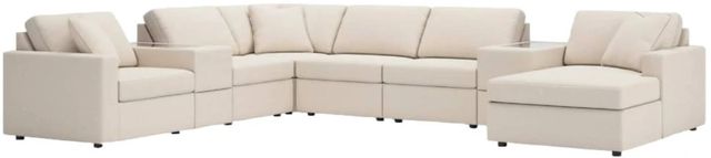 Signature Design by Ashley® Modmax 8-Piece Oyster Left-Arm Facing Sectional and Chaise with Storage Consoles-0