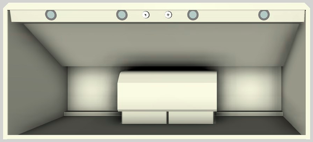 Vent-A-Hood® 54" Biscuit Wall Mount Range Hood-3