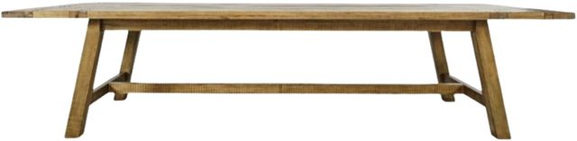Jofran Inc. Telluride Gold Trestle Extension Dining Table-3