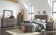 Signature Design by Ashley® Cazenfeld 2-Piece Black/Gray Full Panel Bed Set-3