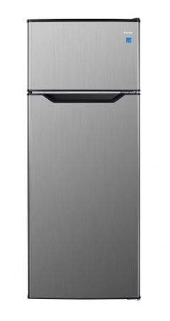 Danby® 7.4 Cu. Ft. Black with Stainless Steel Counter Depth Top Freezer Refrigerator