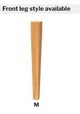 Bermex® Walnut Upholstered Accent Side Chair-3