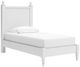 Signature Design by Ashley® Mollviney White Youth Twin Panel Bed-1