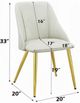 ACME Furniture Gaines 2-Piece Gold/White Side Chair Set-2
