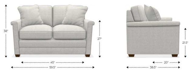 La-Z-Boy® Bexley Linen Loveseat-2