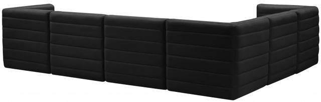 Meridian Furniture Quincy 6-Piece Black Modular Sectional Set-1