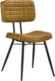 Coaster® Misty 2-Piece Camel/Black Padded Side Chairs-0