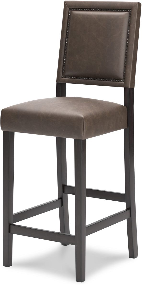 Signature Design by Ashley® Benmara Dark Brown Bar Stool-4