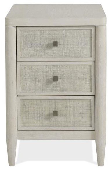Riverside Furniture Maren White Sand Chairside Table-1