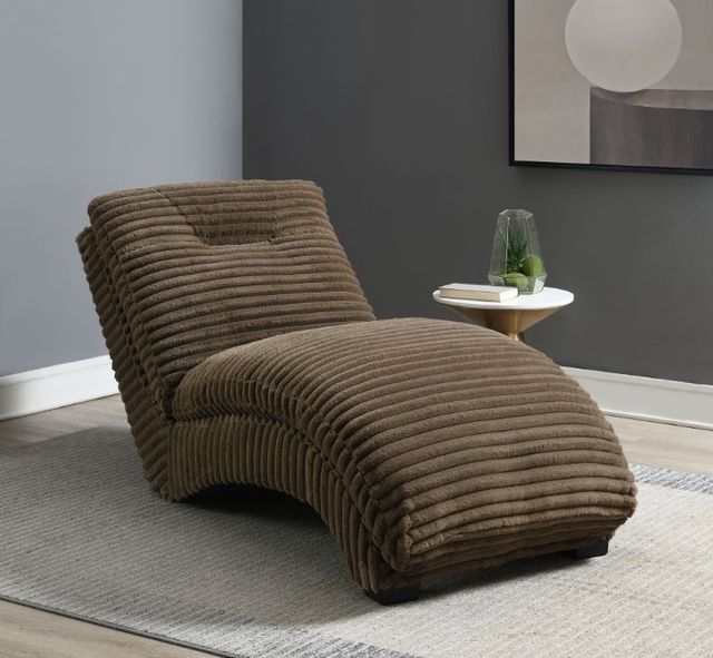 Elements International Dominick II Cocoa Chaise-1