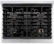 ZLINE Paramount Series Autograph Edition 30" Stainless Steel Gas Cooktop with Polished Gold Accents-3