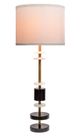 A & B Home Black/White 13" Table Lamp-2
