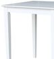 John Thomas Furniture® Dinning Essentials White Table with Shaker Legs-1