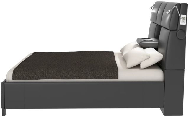 Bernards Calypso Music Black Queen Panel Bed with Bluetooth-3