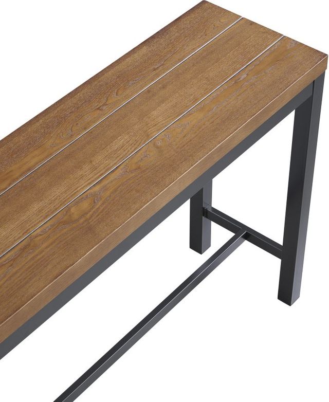 Signature Design by Ashley® Quinidad 4-Piece Black/Brown Counter Height Dining Table Set-3