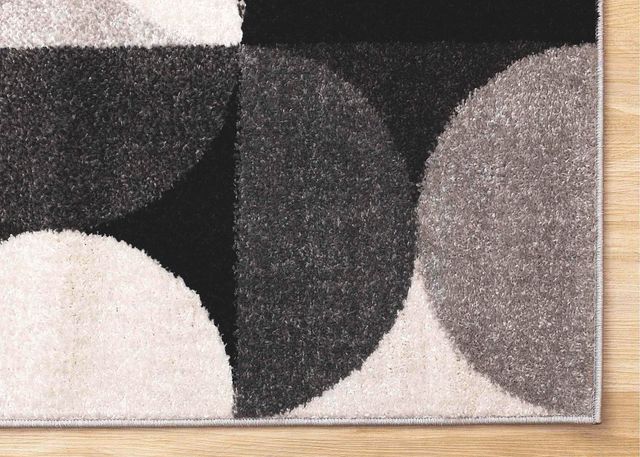 Kalora Interiors Eclipse Grey/White 5'x8' Style 3 Area Rug-4