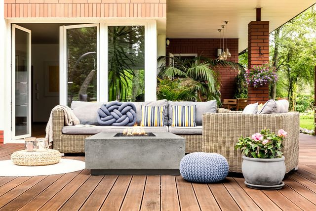 XO 36" Limestone Natural Gas Fire Table-2