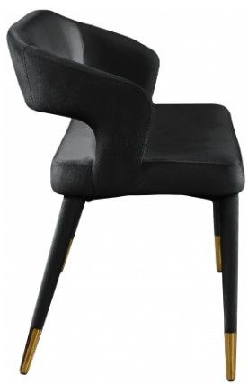 Meridian Furniture Destiny Black Velvet Bench-3