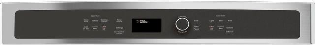 GE Profile™ 30" Stainless Steel Oven/Microwave Combo Electric Wall Oven-8