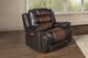 New Classic® Home Furnishings Nikko Brown Power Glider Recliner-1