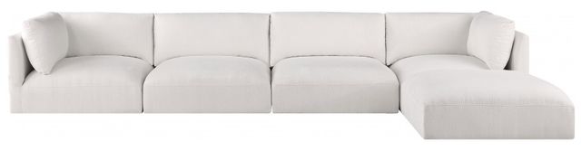 Meridian Furniture Ease 5-Piece Cream Modular Sectional-1