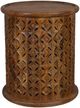 Jofran Inc. Global Archive Decker Mango Small Drum Table-0