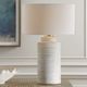 Uttermost® Crimp Distressed Ivory Glaze Table Lamp-1