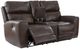 Signature Design by Ashley® Beadel Smoke Power Recliner Loveseat with Adjustable Headrest-1