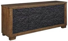 Signature Design by Ashley® Rosswain Light Brown/Warm Brown Extra Large TV Stand