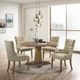 ACME Furniture Yotam 2-Piece Beige/Salvaged Oak Side Chair Set-1