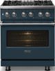 Viking® 5 Series 30" Squall Pro Style Dual Fuel (LP) Range with Polished Chrome Trim-2
