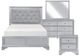 Homelegance® Anatole 4-Piece Silver Queen Bedroom Set-0