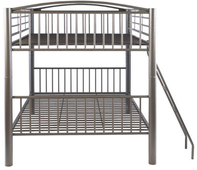 Powell® Heavy Metal Pewter Twin/Full Youth Bunk Bed-3
