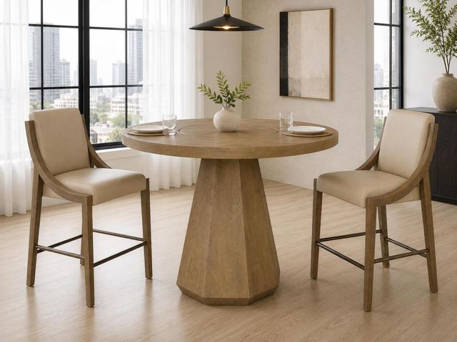 Bernards Elure Brown/Latte Sling Counter Stool-1