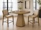 Bernards Elure Brown/Latte Sling Counter Stool-1